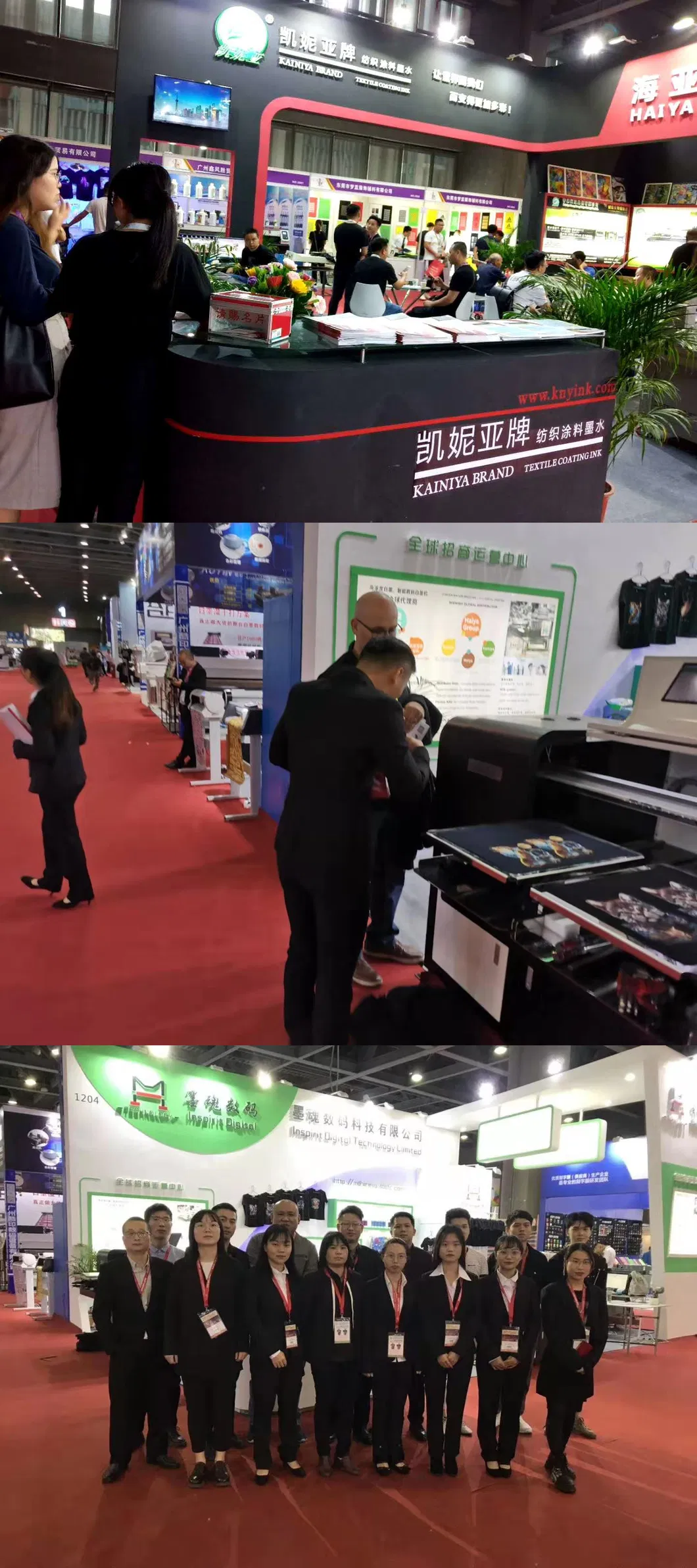 Automatic Digital Pet Heat Press Printing Machine with Water Based Ink Cmyk+W