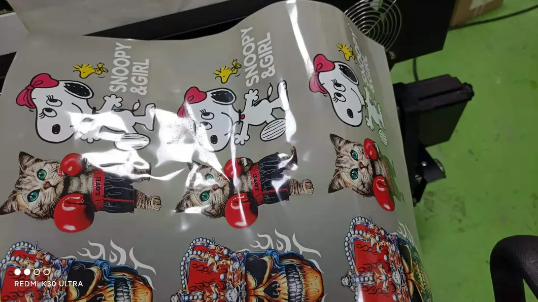 Automatic Digital Pet Heat Press Printing Machine with Water Based Ink Cmyk+W