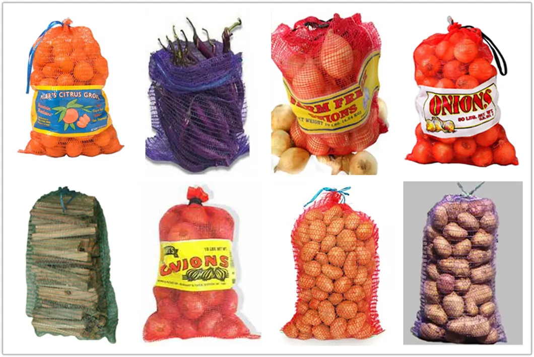 China Wholesale 15kg 25kg PP Mesh Bag for Packing Oranges Lemons