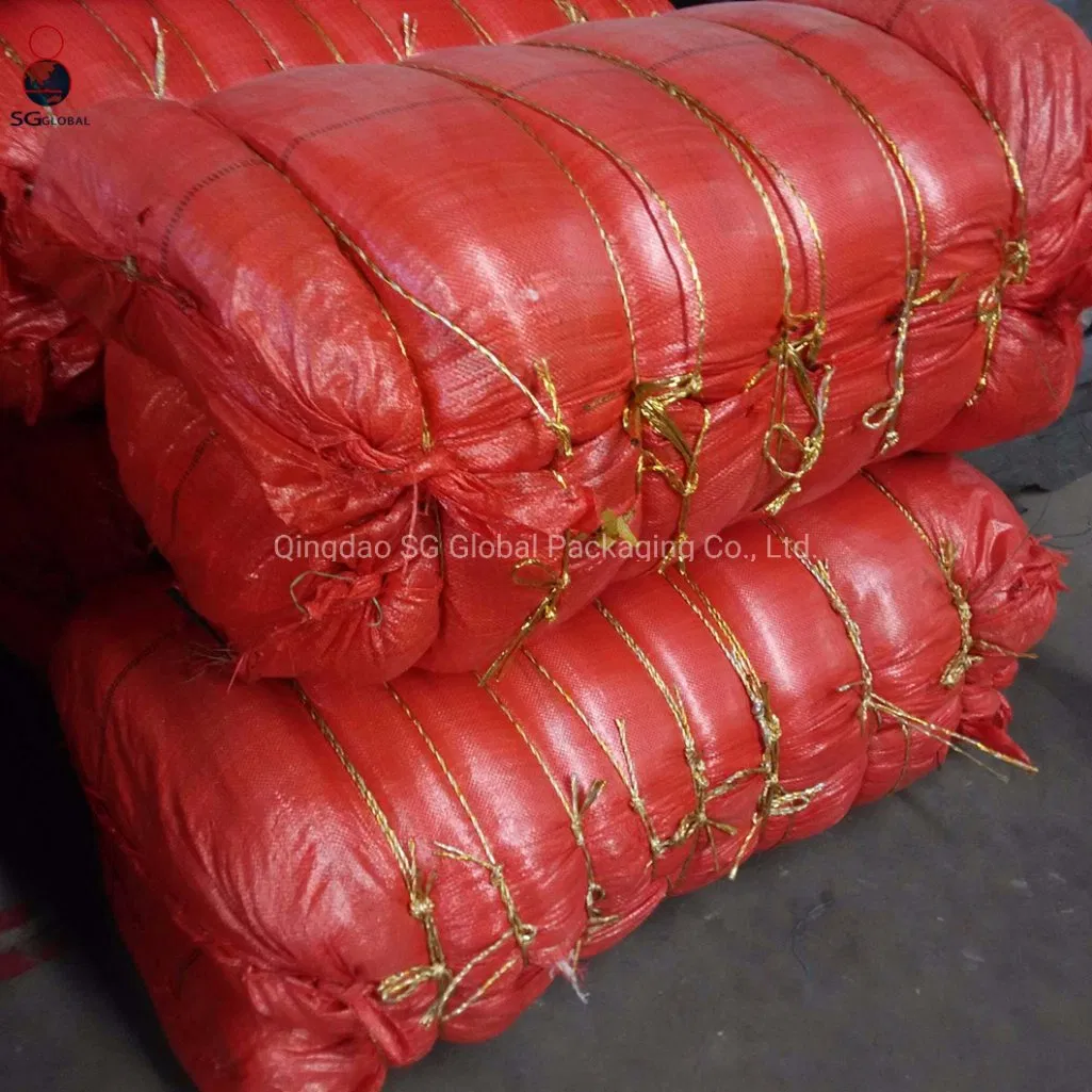 China Wholesale 15kg 25kg PP Mesh Bag for Packing Oranges Lemons