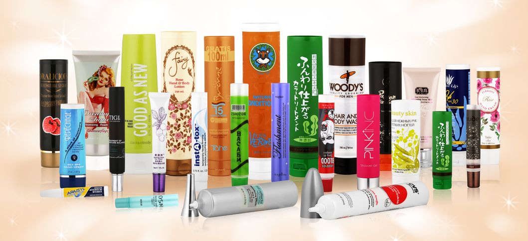 D40 Cosmeitc Tube with Two Color Flip Top Caps for Skin Packaigng