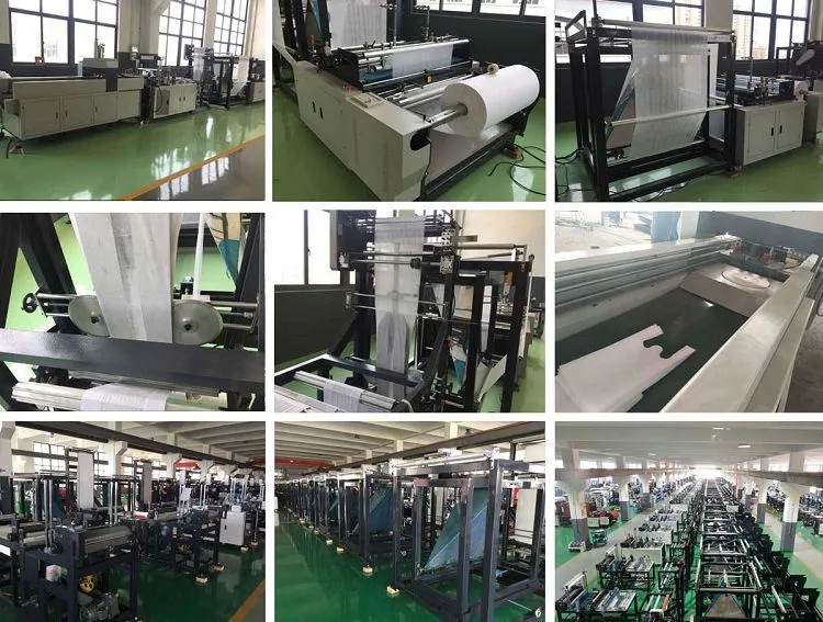 Efficient Non Woven Fabric Bag, Material Trr Bag/PLA Non Woven Shopping Bag, Gift Box Bag/Food Lunch Cooler Bag/PP Bag Making Machine with New Design