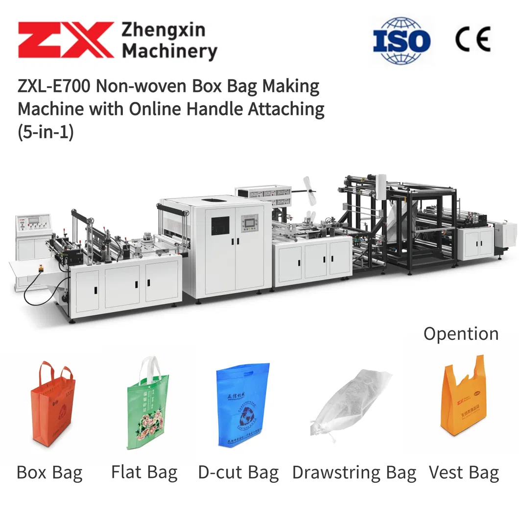 Environmental Non Woven Handle Eco Bag,Die Cut Shopping Bag/Multicolor PP Bag,Toilet Paper Bag/Mobile Phone Bag,Material Trr Bag Making Machine with Ultrasonic