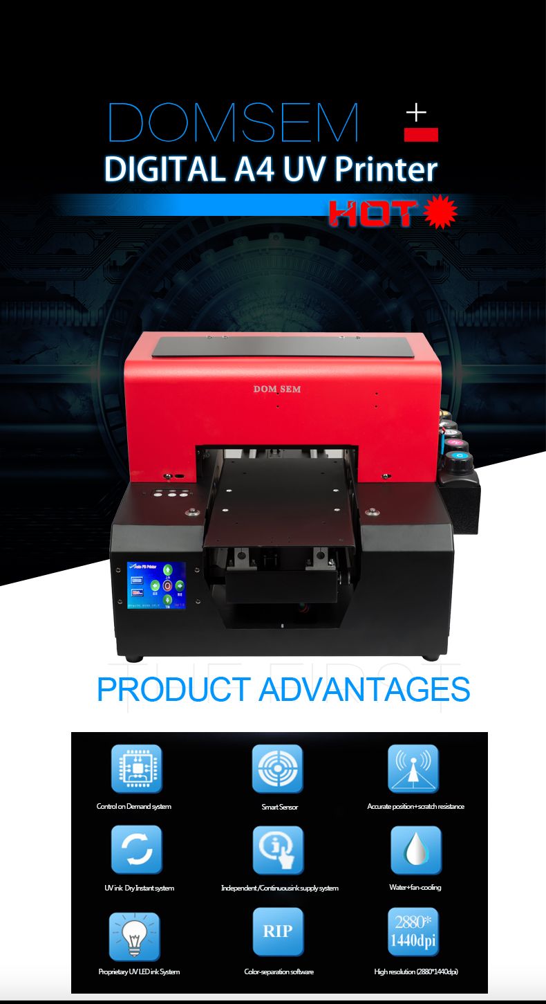 Flatbed Printer Digital Printing Machine for Glass Paper Photocopy Machine