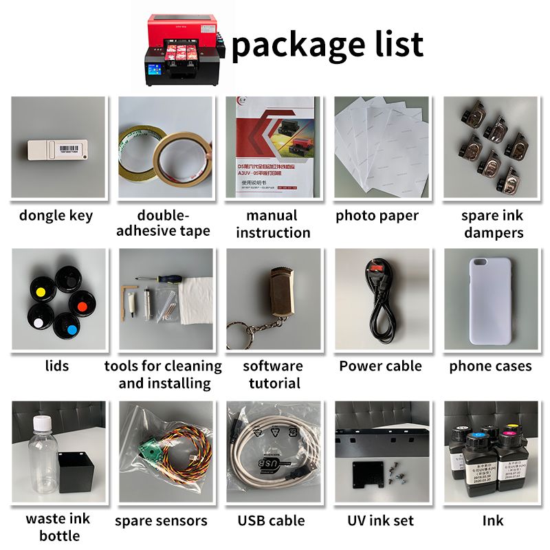 Flatbed Printer Digital Printing Machine for Glass Paper Photocopy Machine