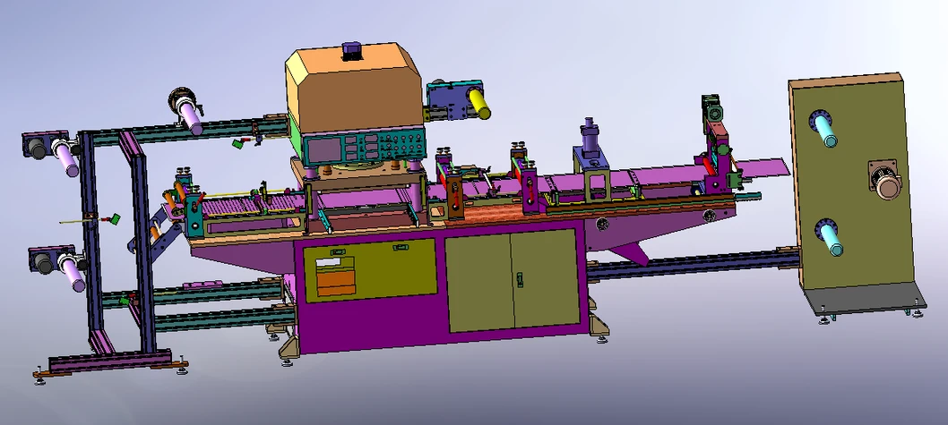 Four Column Hydraulic Press Automatic Paper Label Die Cutting Machine