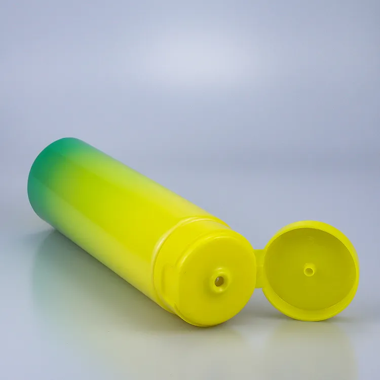 Gradient Ramp in Colored Tube for Body Wash or Hair Conditioner Cosmetic Packaging From China