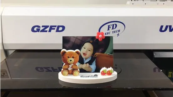 Small A3 Format Flatbed UV Printer Benchtop UV Printer R330 UV Ink Printing Machine