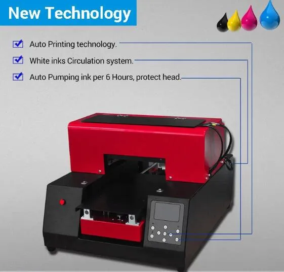 Small A3 Format Flatbed UV Printer Benchtop UV Printer R330 UV Ink Printing Machine