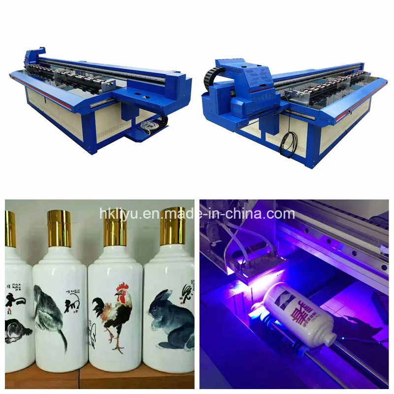 Wholesale Price Automatic Bottles Printing/Rotary Bottle Printin Machine Ceramic Bottle/Wine Bottle/ Glass Bottle UV Flatbed Printer for The Cylinder Products