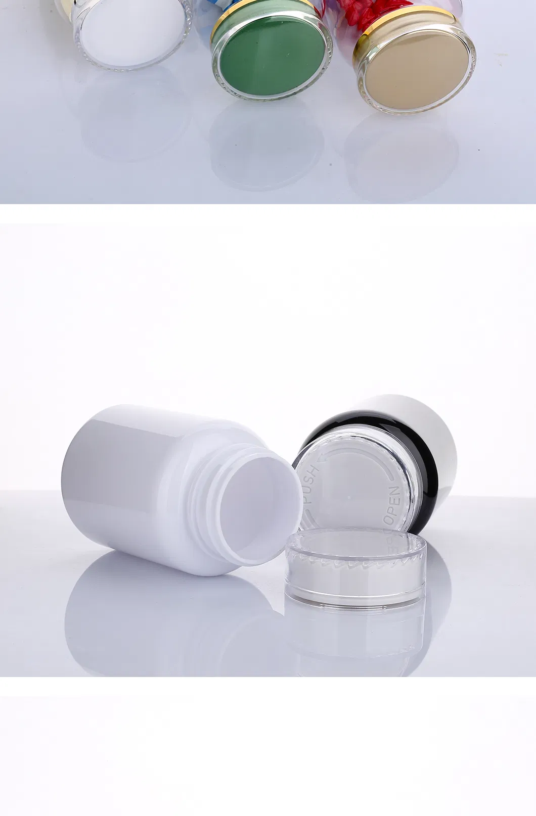 Wholesale Quality Customized 190ml Empty Plastic Capsule Medicine Bottles
