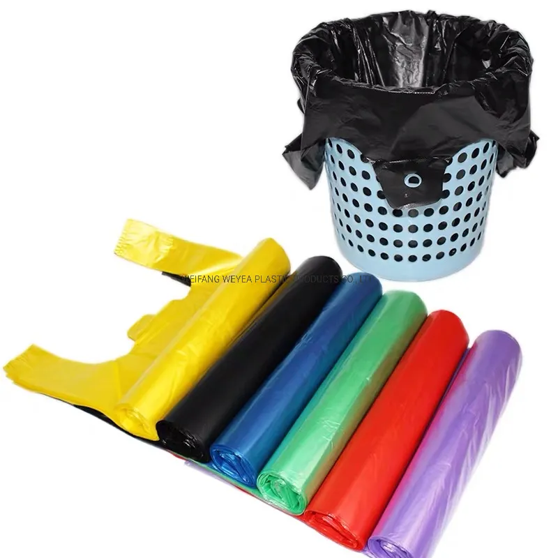 Wholsale Plastic T-Shirt Bags, Food Grade HDPE/LDPE Printed Bags, Popular Eco-Friendly Plastic Packaging Bags