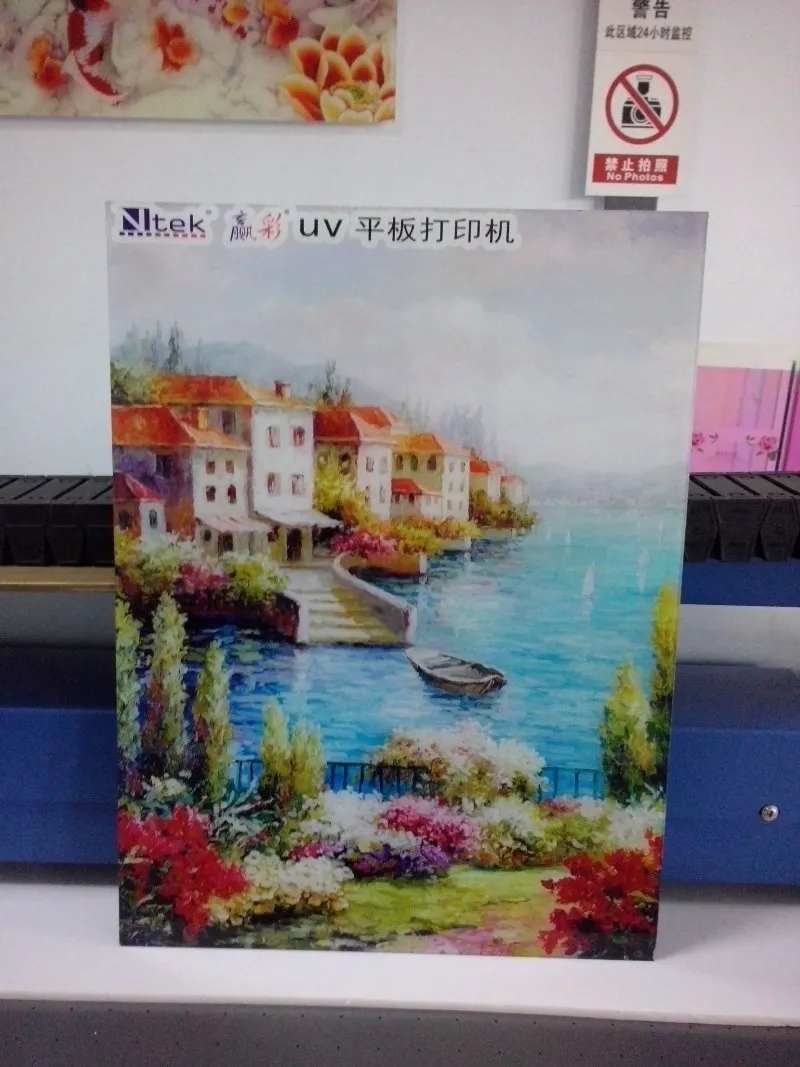 Yc2513L Ntek UV Flatbed Printer Printing Machine Print on PVC Expansion Board with Gen6 Print Head